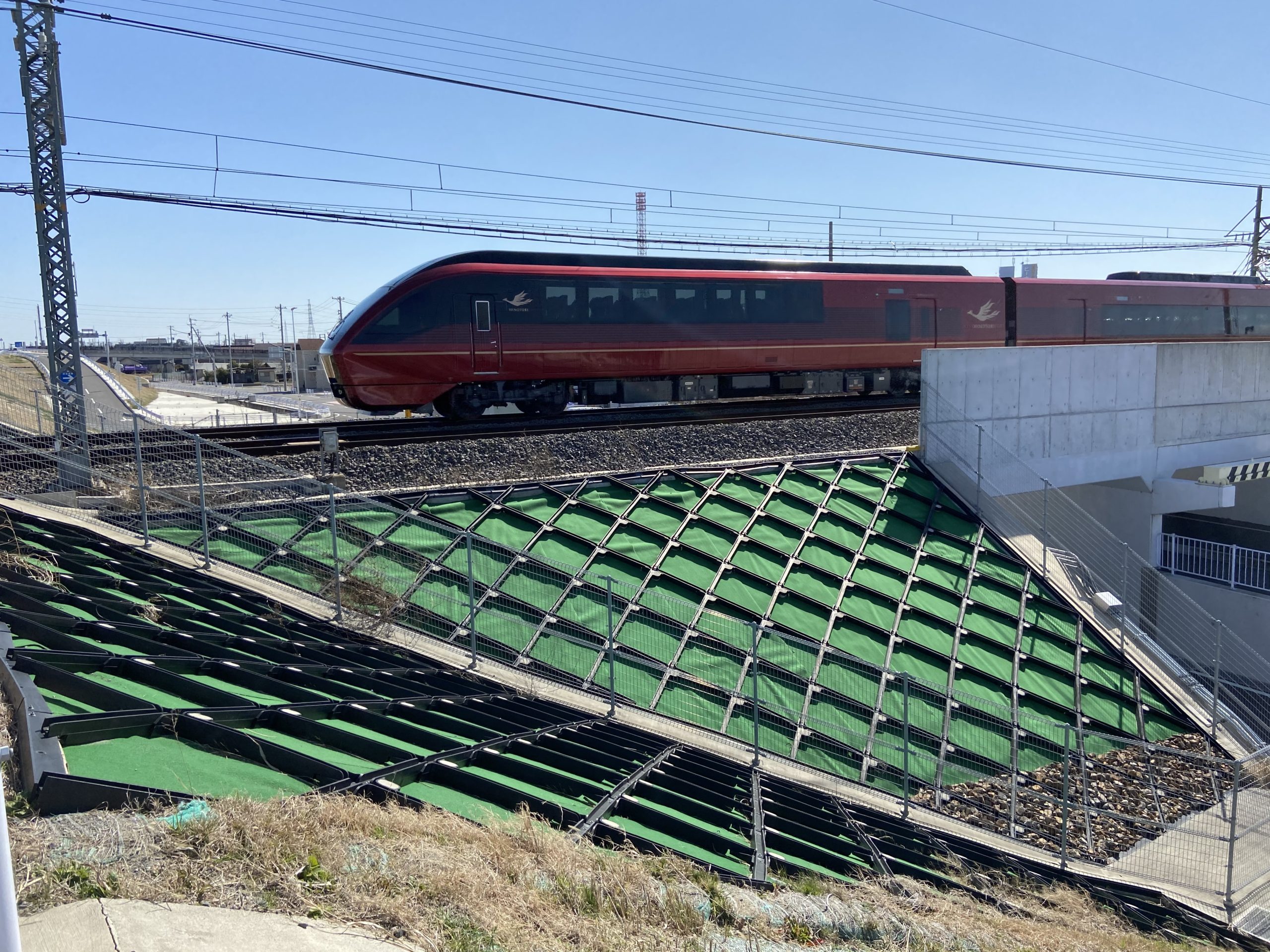 愛知県　鉄道法面保護工事(1089)