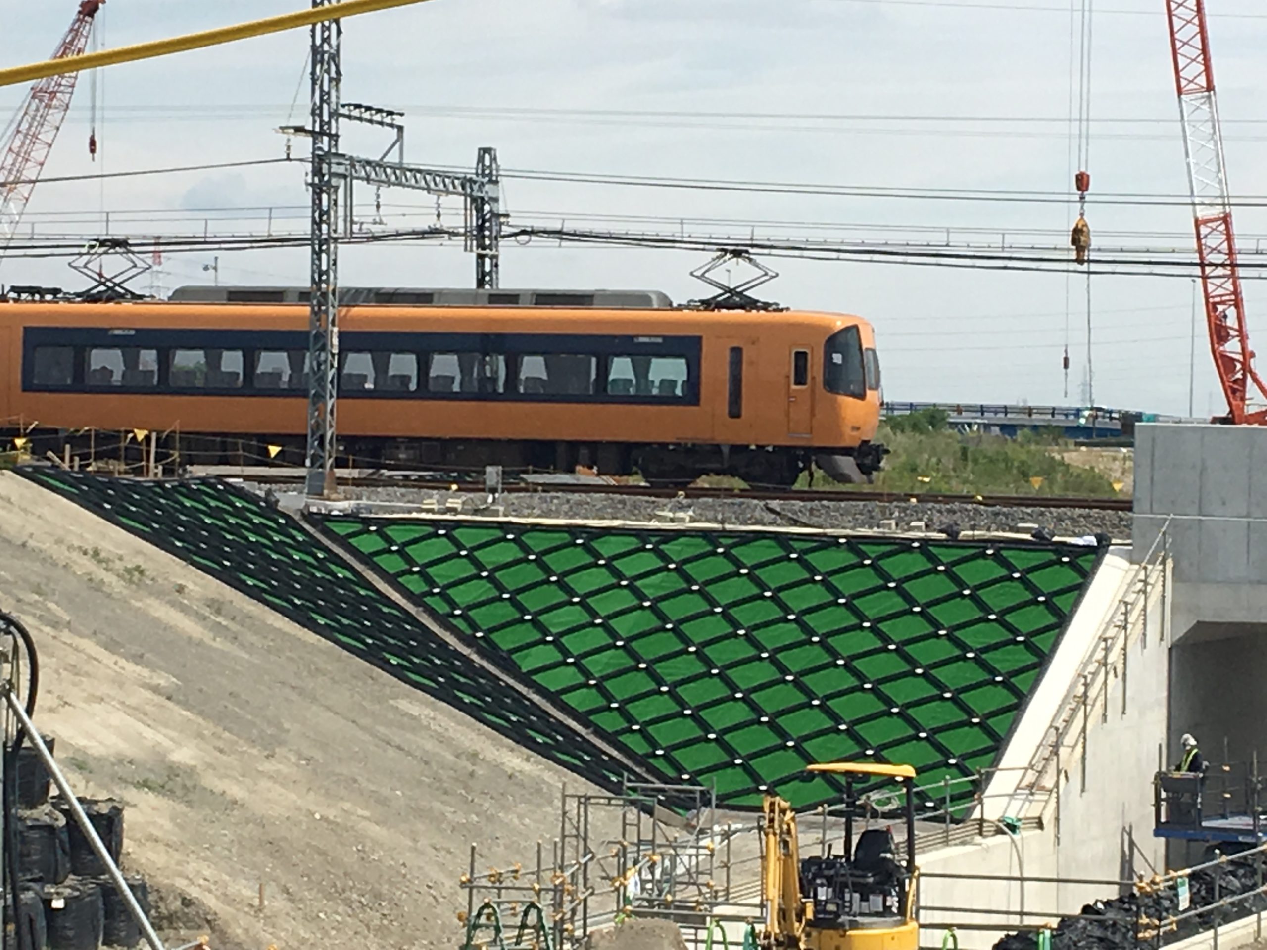 愛知県　鉄道法面保護工事(1089)