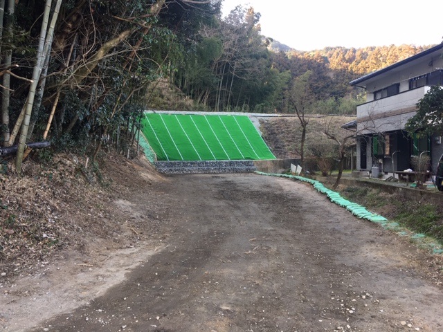 福岡県　鉄道法面災害復旧工事(1091)