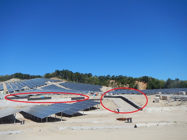 太陽光発電所土留め工事(1113)