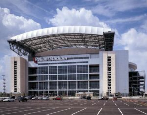 2026年サッカー世界大会会場として使用予定の NRGスタジアム(ヒューストン・スタジアム) ※写真は改修前の様子